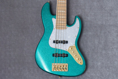 【new】Swing Guitars / Jazz Deluxe 5 Metallic Teal Green 4.8kg #26010046【GIB Hyogo】