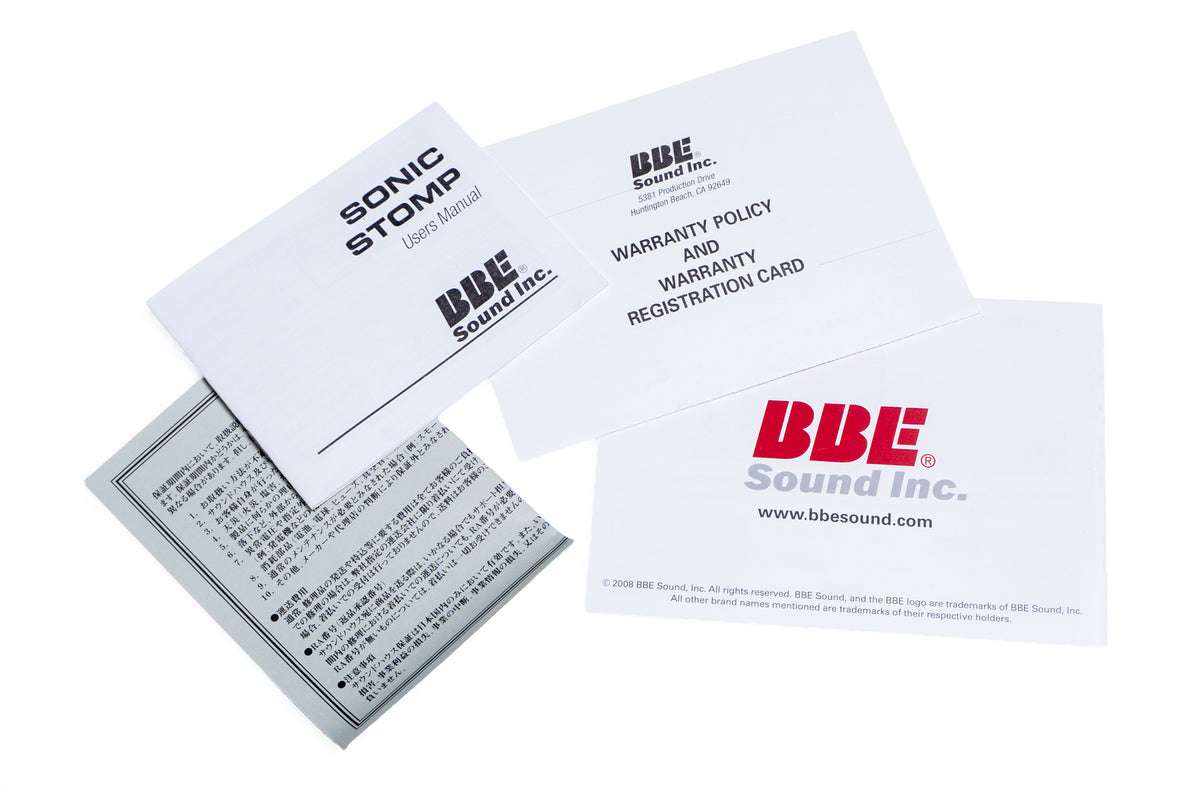 【used】BBE / SONIC STOMP【GIB Yokohama】