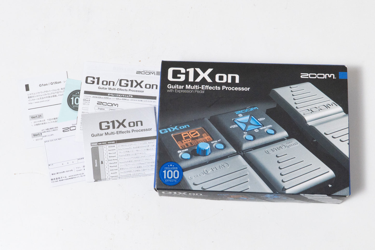 【used】ZOOM / G1Xon Guitar Multi-Effects Processor with Expression Pedal【GIB Yokohama】