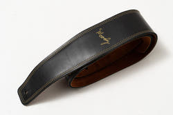 【used】Moody Straps / 2.5 Inch Black/Tobacco Suede Standard Tail【GIB Yokohama】