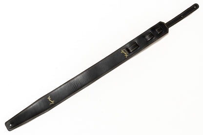 【used】Moody Straps / 2.5 Inch Black/Tobacco Suede Standard Tail【GIB Yokohama】