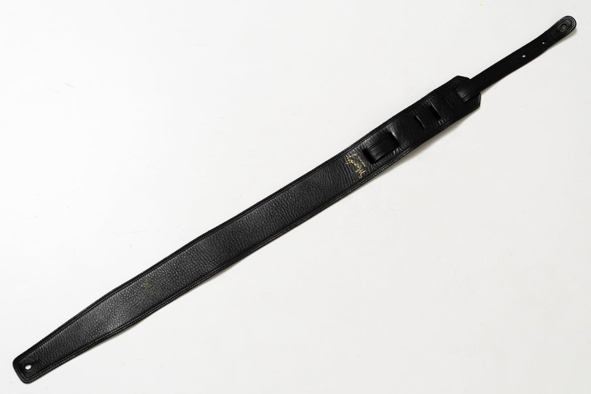【used】Moody Straps / 2.5 Inch Black / Black Suede Standard Tail【GIB Yokohama】
