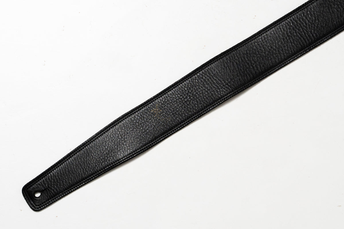 【used】Moody Straps / 2.5 Inch Black / Black Suede Standard Tail【GIB Yokohama】