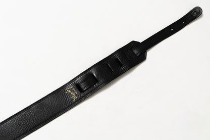 【used】Moody Straps / 2.5 Inch Black / Black Suede Standard Tail【GIB Yokohama】