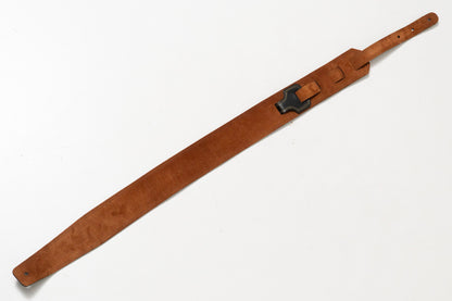 【used】Moody Straps / 2.5 Inch Black/Tobacco Suede Standard Tail【GIB Yokohama】