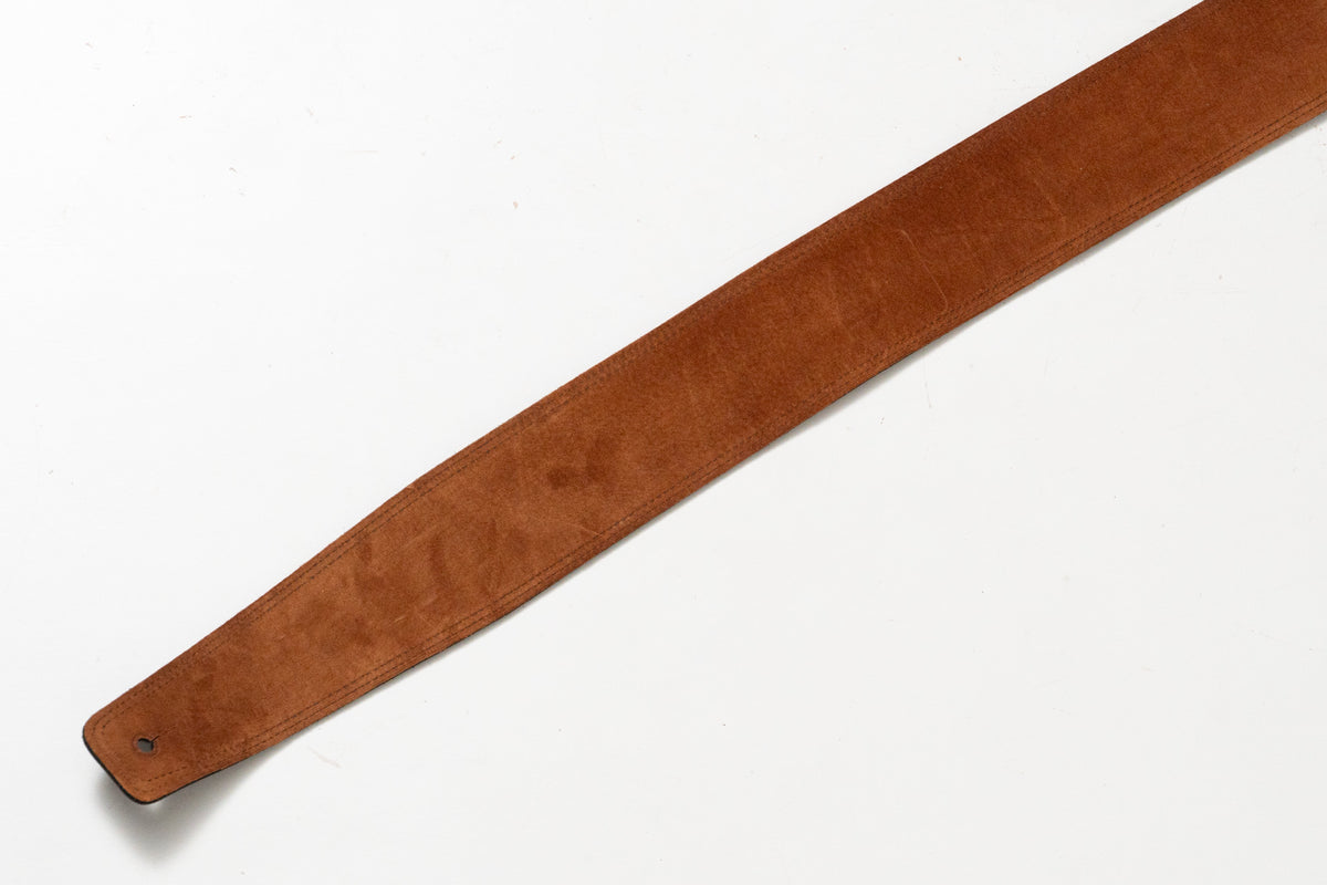 【used】Moody Straps / 2.5 Inch Black/Tobacco Suede Standard Tail【GIB Yokohama】