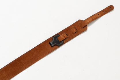 【used】Moody Straps / 2.5 Inch Black/Tobacco Suede Standard Tail【GIB Yokohama】