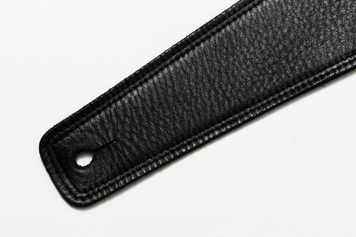 【used】Moody Straps / 2.5 Inch Black / Black Suede Standard Tail【GIB Yokohama】
