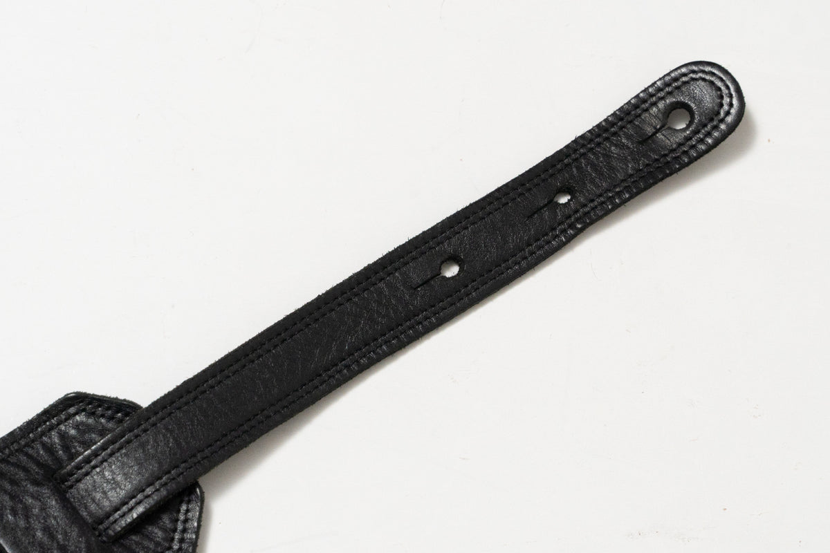 【used】Moody Straps / 2.5 Inch Black / Black Suede Standard Tail【GIB Yokohama】