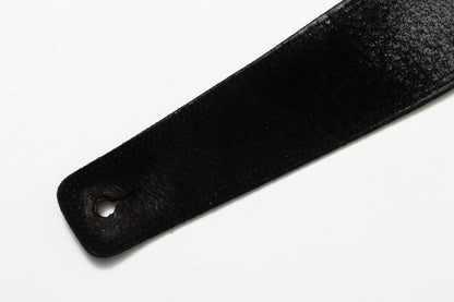 【used】Moody Straps / 2.5 Inch Black / Black Suede Standard Tail【GIB Yokohama】