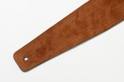 【used】Moody Straps / 2.5 Inch Black/Tobacco Suede Standard Tail【GIB Yokohama】