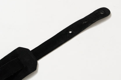 【used】Moody Straps / 2.5 Inch Black / Black Suede Standard Tail【GIB Yokohama】