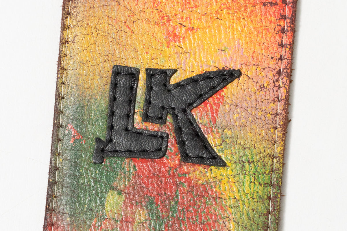 【used】LK Straps / Spray Paint Yellow Green Red 3.3inch【GIB Yokohama】