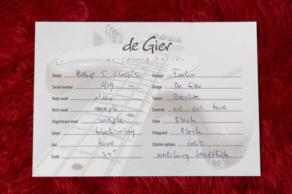 【new】De Gier / Bebop 5 Classic Black Aged MH 3.890kg #419【GIB Yokohama】