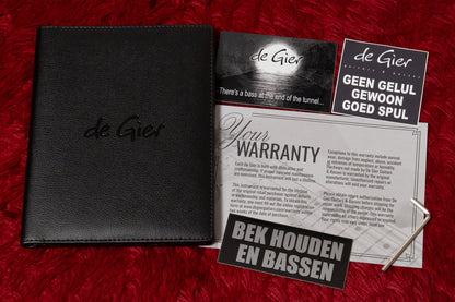 【new】De Gier / Bebop 5 Classic Firemist Silver Aged 3.825kg #416【GIB Yokohama】