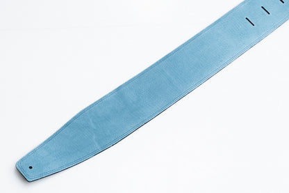 【new】Moody Straps / 4.0 Inch Black/SkyBlue Suede Standard Tail 【GIB Yokohama】