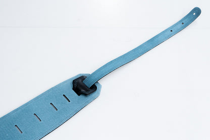 【new】Moody Straps / 4.0 Inch Black/SkyBlue Suede Standard Tail 【GIB Yokohama】