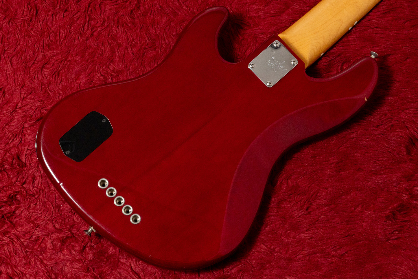 【used】Fender / American deluxe Jazz Bass V Red passive mod. 1998 4.445kg #DN805295【GIB Yokohama】
