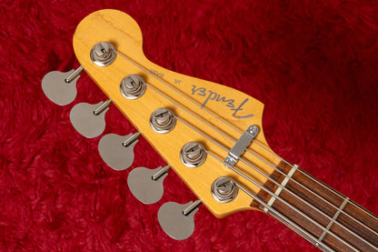 【used】Fender / American deluxe Jazz Bass V Red passive mod. 1998 4.445kg #DN805295【GIB Yokohama】