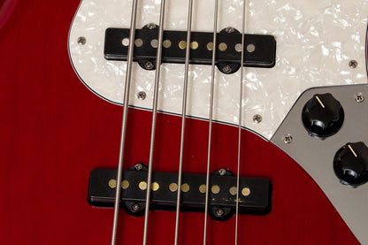 【used】Fender / American deluxe Jazz Bass V Red passive mod. 1998 4.445kg #DN805295【GIB Yokohama】