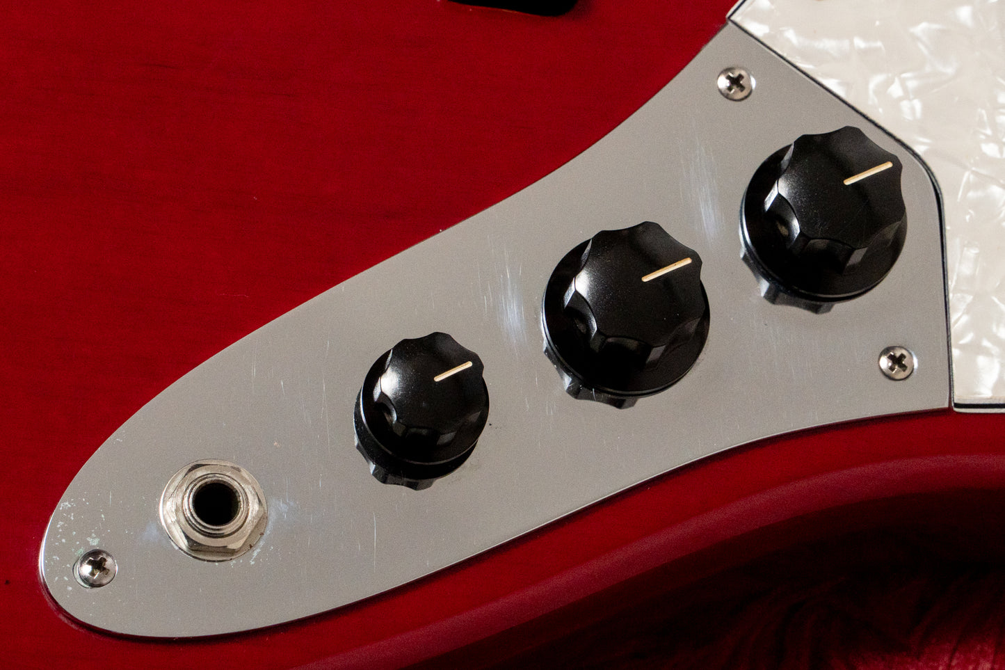 【used】Fender / American deluxe Jazz Bass V Red passive mod. 1998 4.445kg #DN805295【GIB Yokohama】