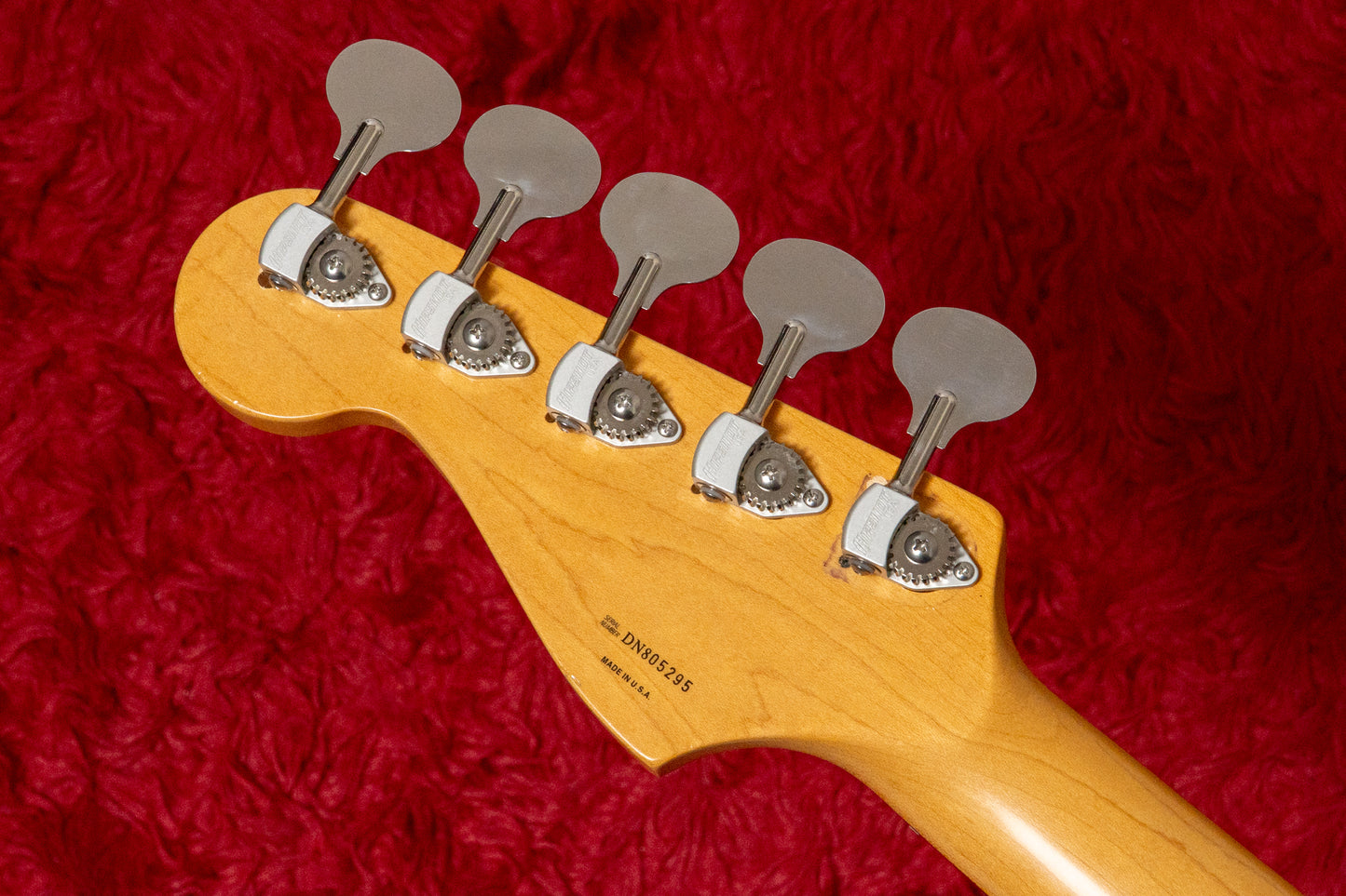 【used】Fender / American deluxe Jazz Bass V Red passive mod. 1998 4.445kg #DN805295【GIB Yokohama】