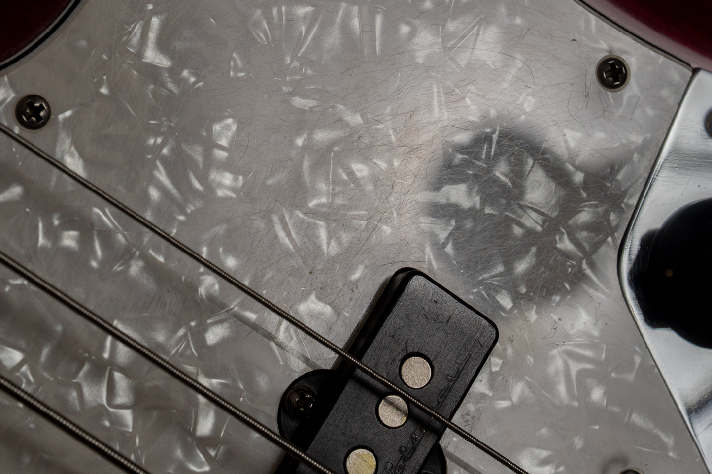 【used】Fender / American deluxe Jazz Bass V Red passive mod. 1998 4.445kg #DN805295【GIB Yokohama】