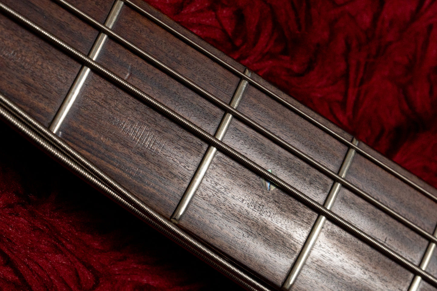 【used】Fender / American deluxe Jazz Bass V Red passive mod. 1998 4.445kg #DN805295【GIB Yokohama】