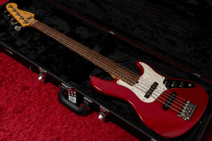 【used】Fender / American deluxe Jazz Bass V Red passive mod. 1998 4.445kg #DN805295【GIB Yokohama】