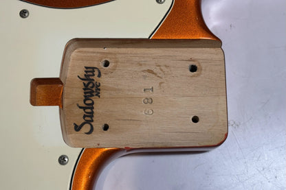 【used】Sadowsky NYC / Vintage 4st J Bass Candy Apple Orange Metallic 2014 3.695kg #6756【GIB Yokohama】