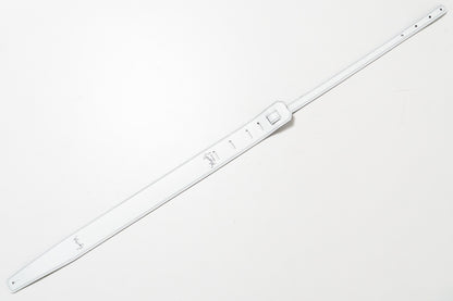【new】Moody Straps / 2.5 Inch White/Black  Leather Long Tail【GIB Yokohama】