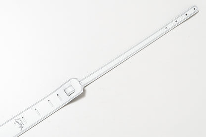 【new】Moody Straps / 2.5 Inch White/Black  Leather Long Tail【GIB Yokohama】