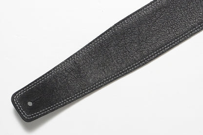 【new】Moody Straps / 2.5 Inch White/Black  Leather Long Tail【GIB Yokohama】