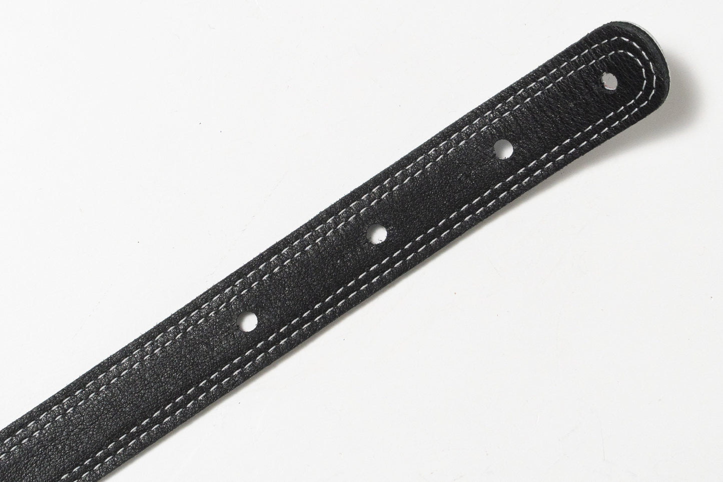 【new】Moody Straps / 2.5 Inch White/Black  Leather Long Tail【GIB Yokohama】