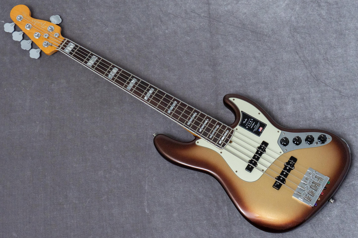 【used】Fender / American Ultra Jazz Bass® V Mocha Burst 2022 4.50kg #US22033700【GIB Hyogo】【Plek-adjusted】