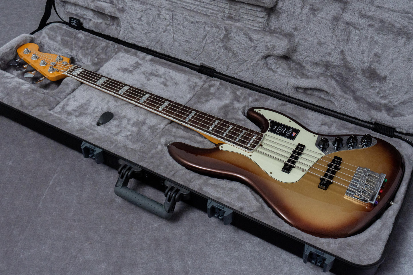 【used】Fender / American Ultra Jazz Bass® V Mocha Burst 2022 4.50kg #US22033700【GIB Hyogo】【Plek-adjusted】
