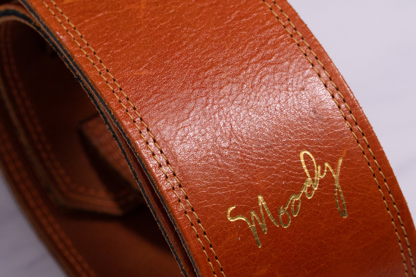 【used】Moody Straps / Leather&Leather2.5" Standard Bitter Marmalade【GIB Yokohama】