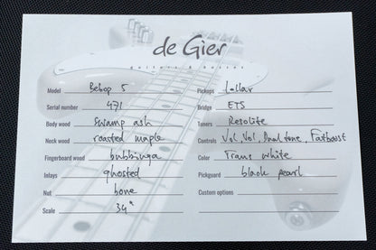 【new】De Gier / Bebop 5 Trans White 4.47kg #471【GIB Hyogo】