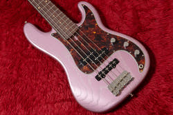 【new】Freedom Custom Guitar Research / O.S. Retro Series PJ 5st C.O. "GIB Custom Pink" 3.77kg #1972【GIB Yokohama】