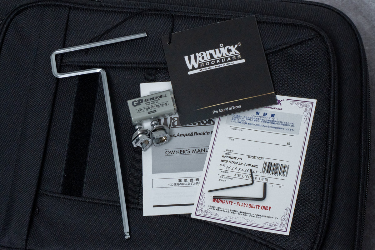 【outlet】Warwick / WRB STRM LX 4 HP MBL 3.56kg #RB H56923625【GIB Hyogo】
