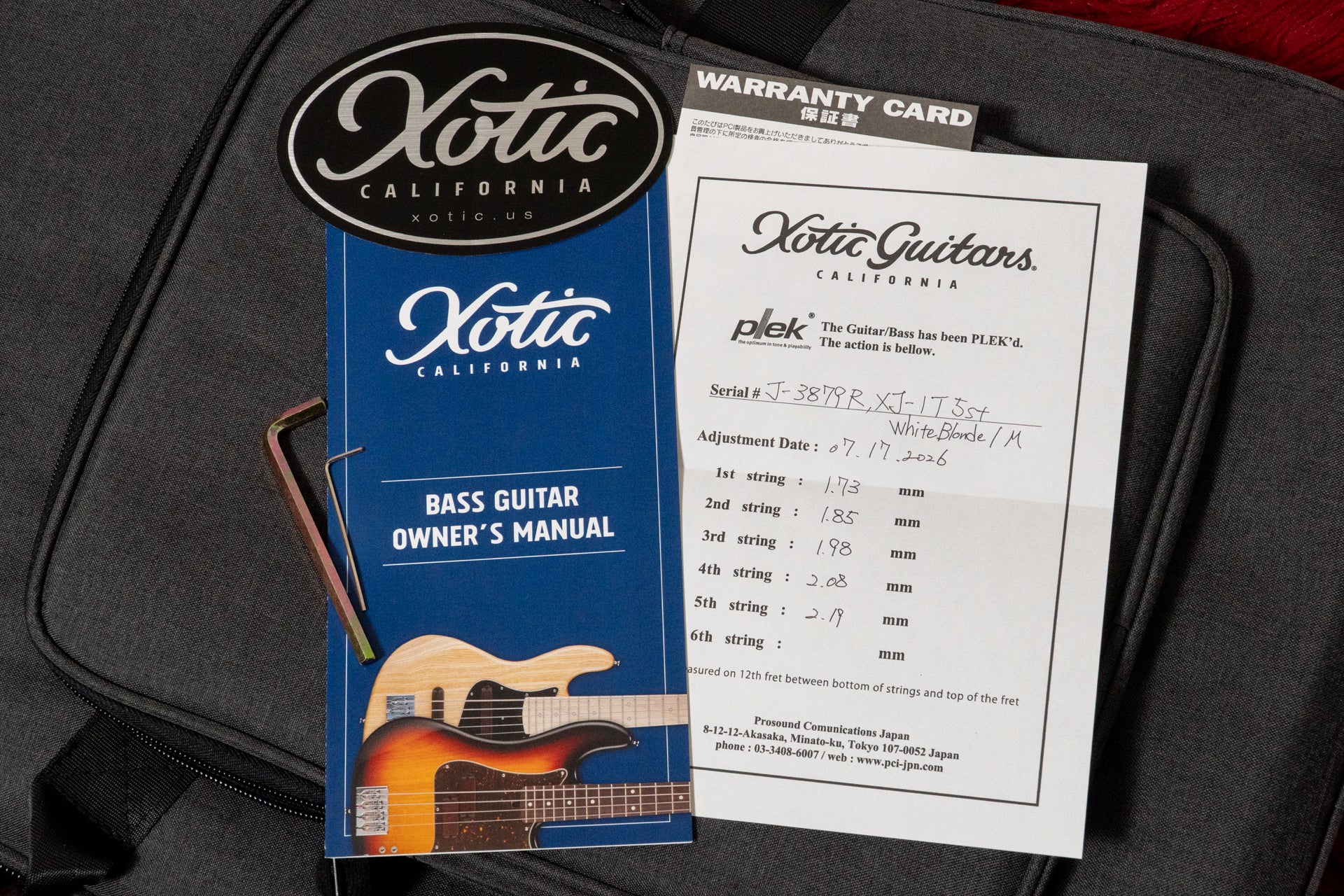 new】Xotic / XJ-1T 5st White Blonde Ash/M 4.300kg #3879【GIB