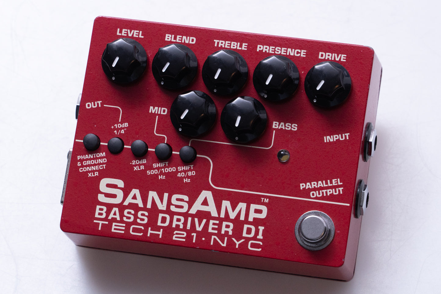 【used】TECH21 / SANSAMP BASS DRIVER DI V2 Vermilion【GIB Yokohama】