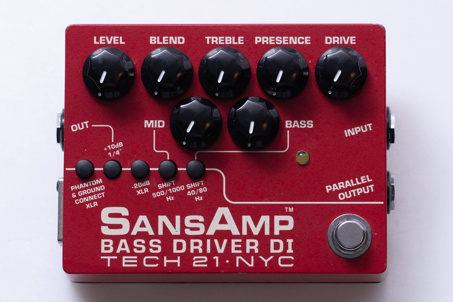 【used】TECH21 / SANSAMP BASS DRIVER DI V2 Vermilion【GIB Yokohama】