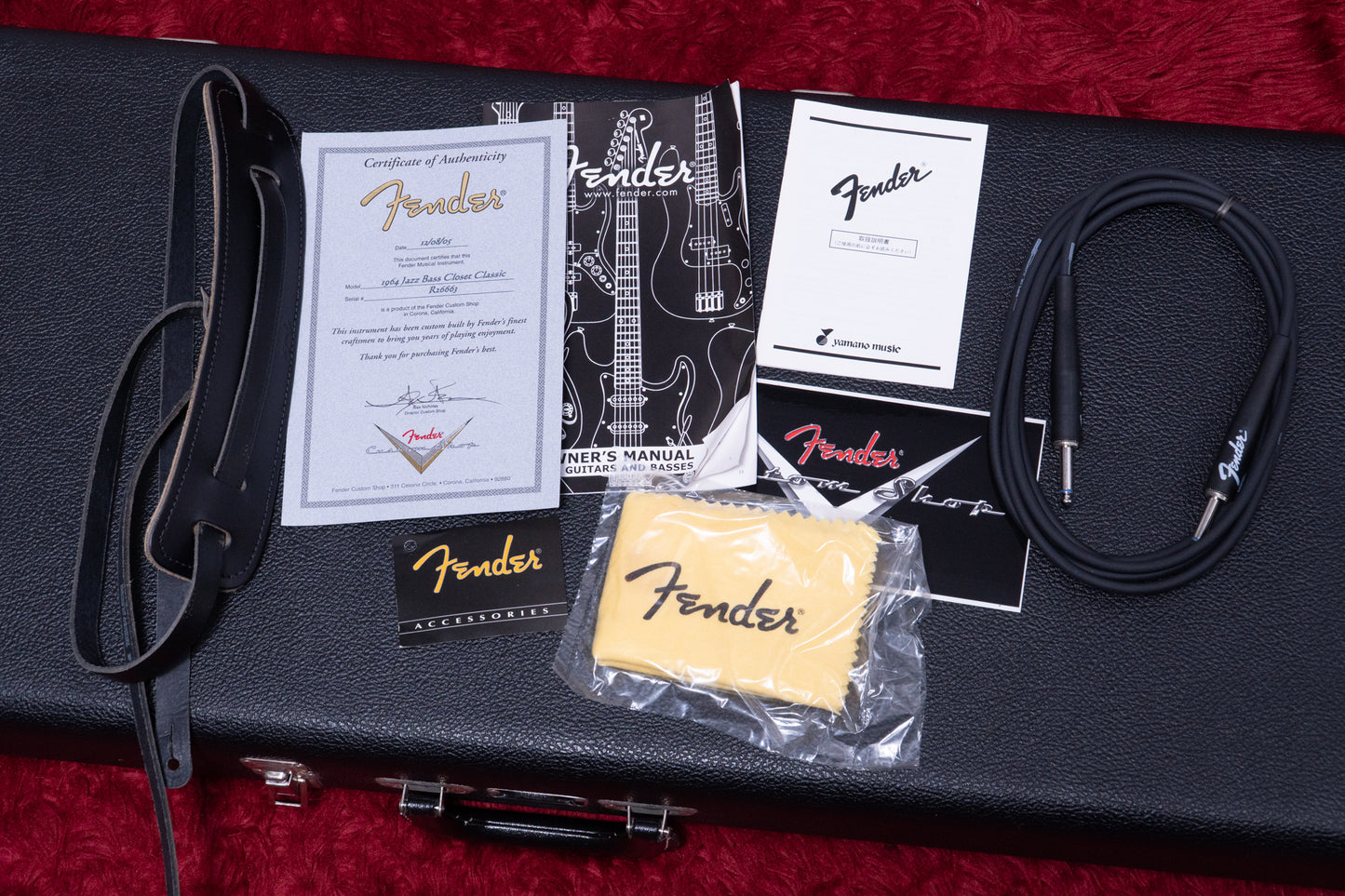 【used】Fender / Custom shop TBC 64 Jazz Bass Closet Classic LPB MH 2005 4.270kg #R26663【GIB Yokohama】