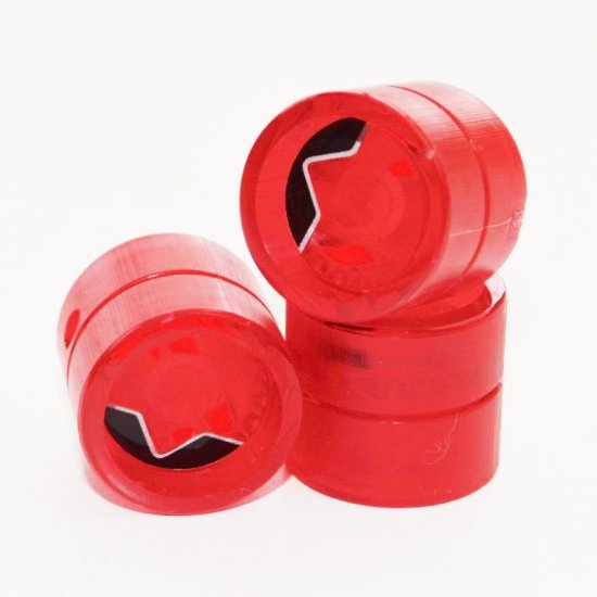 【new】Hawkeye Knob / transparent red x black (aura)【GIB横浜】