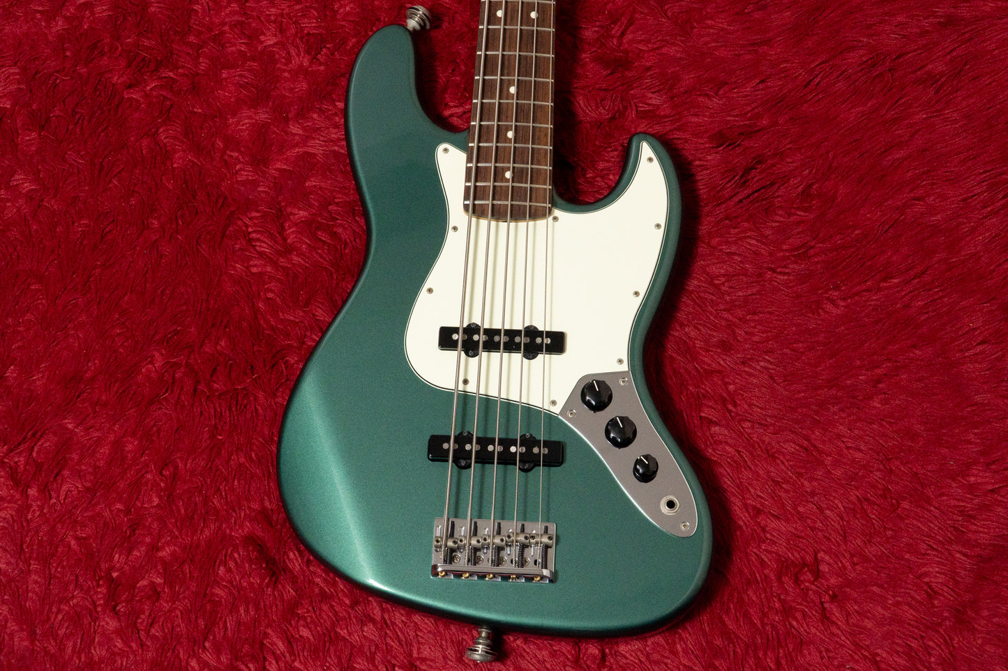 【used】Fender / Made in Japan Hybrid Jazz Bass V Sherwood Green Metallic 2019 4.320kg #JD1906557【GIB Yokohama】