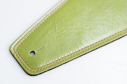 【new】Moody Straps / 4.0 Inch Kiwi/Pink Suede Standard Tail 【GIB Yokohama】