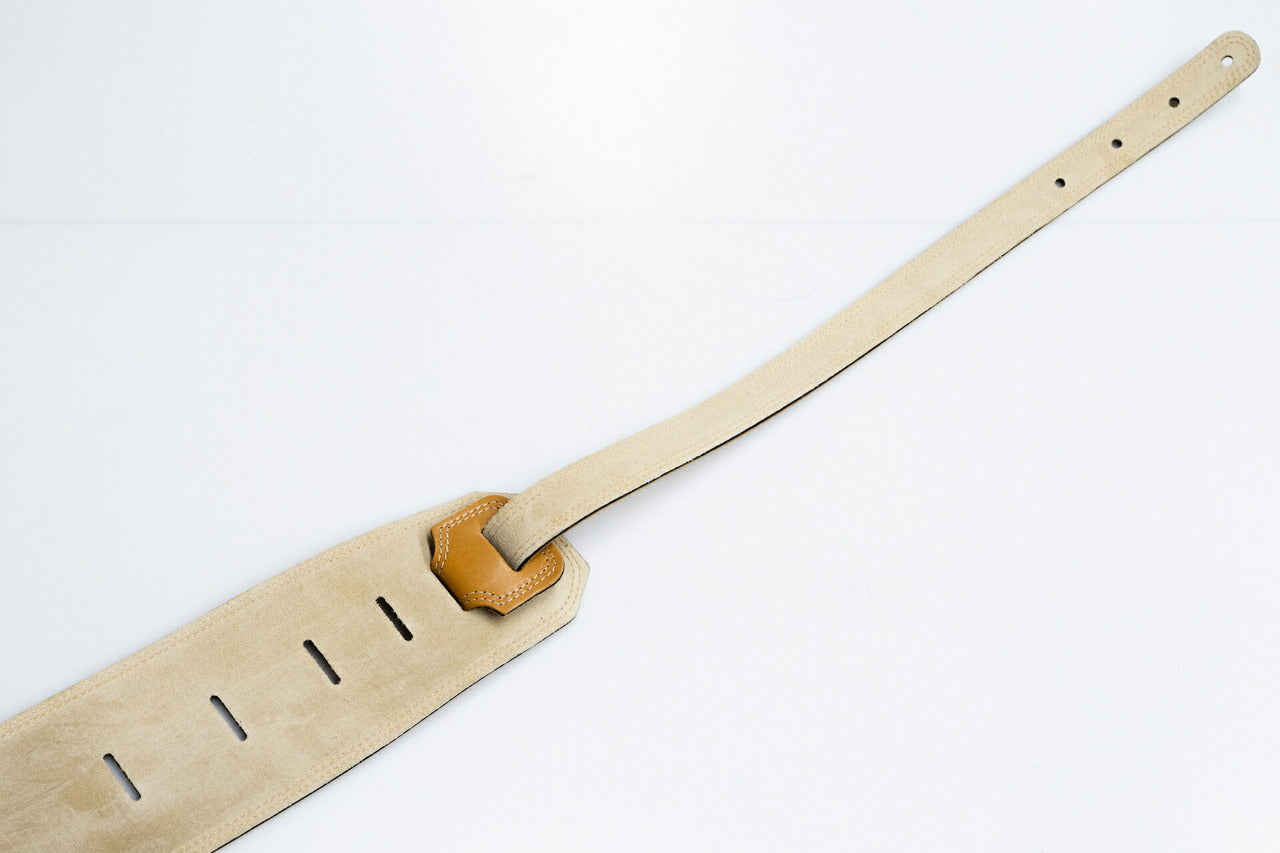【new】Moody Straps / 4.0 Inch Camel/Cream Suede Long Tail 【GIB Yokohama】