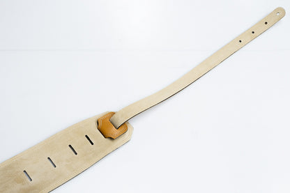 【new】Moody Straps / 4.0 Inch Camel/Cream Suede Long Tail 【GIB Yokohama】