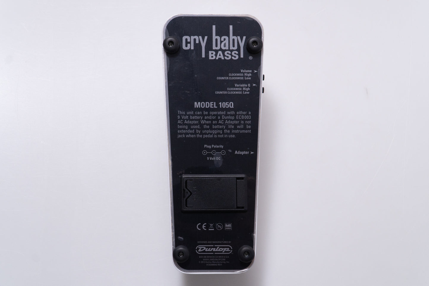 【used】JIM DUNLOP / 105Q CRYBABY BASS WAH【GIB Yokohama】